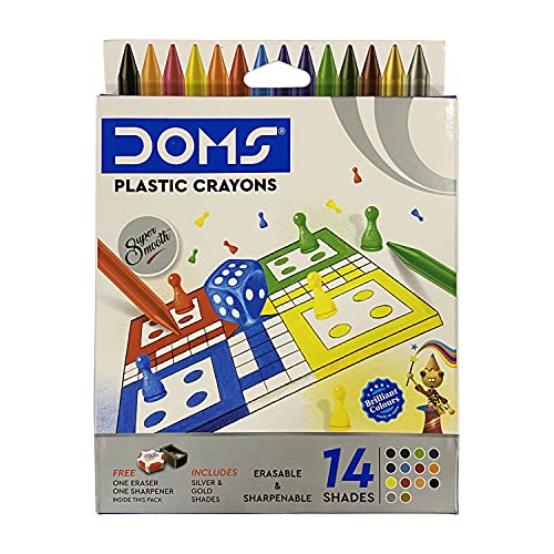 Doms Colouring Smart Kit Mega Gift Pack | Colouring Set for Kids | Best for School, College & Office | 20 Assorted Items | Colour Pencil, Wax Crayons, Sketch Pen, Drawing Book Stationery