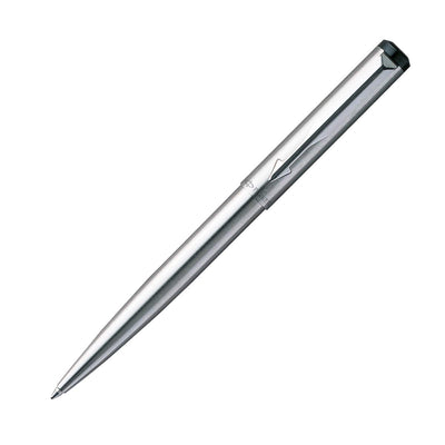 Parker Vector Chrome Trim Stainless Steel Ball Pen - Blue Ink, Pack Of 1