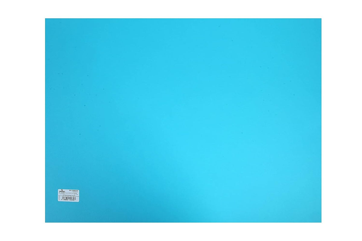 Canson Colorline 300 GSM Grainy 50 x 65 cm Coloured Drawing Paper Sheets(Turquoise Blue, 10 Sheets)