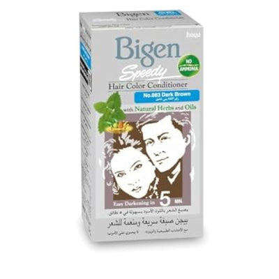 Bigen Speedy Hair Color, 40g+40g - Dark Brown 883