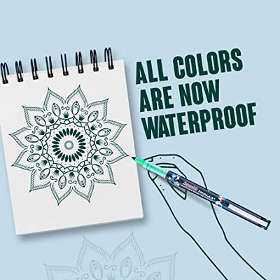 Reynolds Trimax 0.5mm Gel Pen -  Green Ink, Pack of 5