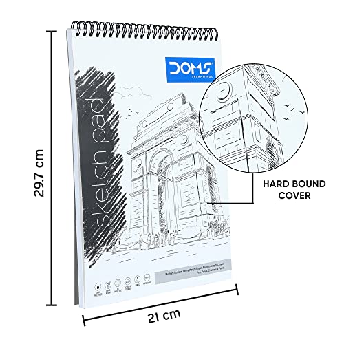 DOMS Sketching Smart Kit Mega Gift Pack | Sketching Set for Kids | Best for School, College & Office | Watercolor, Sketching Pencil, Paint Brush, Sketch Pad, DOMS Brush Pen | DOMS Stationery