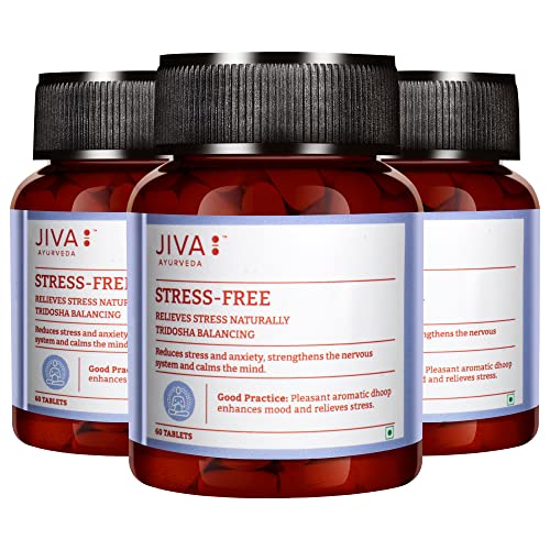 Jiva Stress-Free Tablets - 60 Tablets | Pack of 3