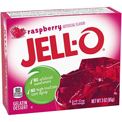 Jell-O Rashberry Gelatin Dessert, 85g