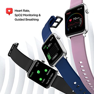 boAt Wave Call Smart Watch, Smart Talk with Advanced Dedicated Bluetooth Calling Chip, 1.69” HD Display with 550 NITS & 70% Color Gamut, 150+ Watch Faces, Multi-Sport Modes, HR, SpO2, IP68(Deep Blue)