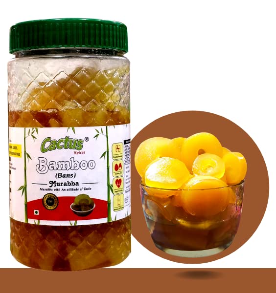 CACTUS SPICES Organic Homemade Bamboo Murabba with Homemade Taste 800g