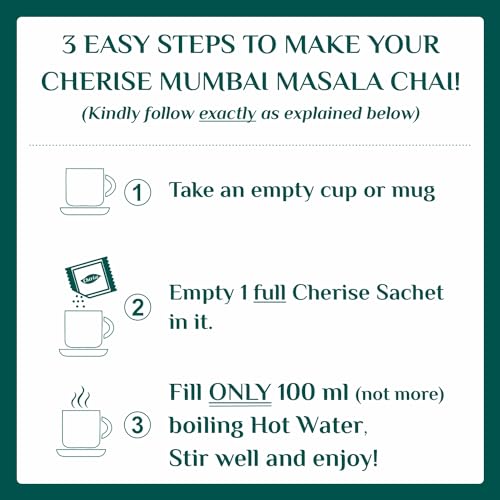 Cherise Tapri Premium Mumbai Masala Chai, Instant Tea Premix (23 g x 7 Sachets)