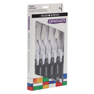 Daler-Rowney Graduate Palette Knife Zip Case Set (6Pcs)