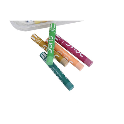 Doms Non-Toxic 9Mm Oil Pastel Set In Plastic Case - 25 Assorted Shades