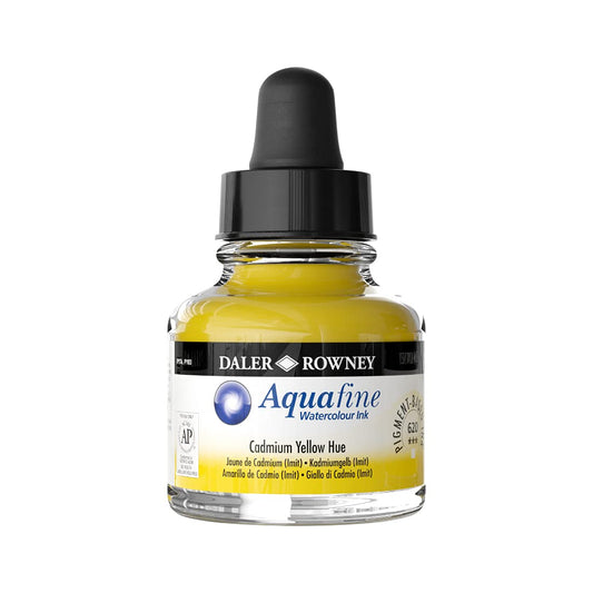 Daler-Rowney Aquafine Watercolour Ink Glass Bottle