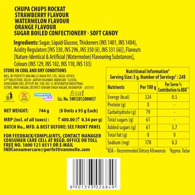 Chupa Chups RocKat 8 Pouch 744g