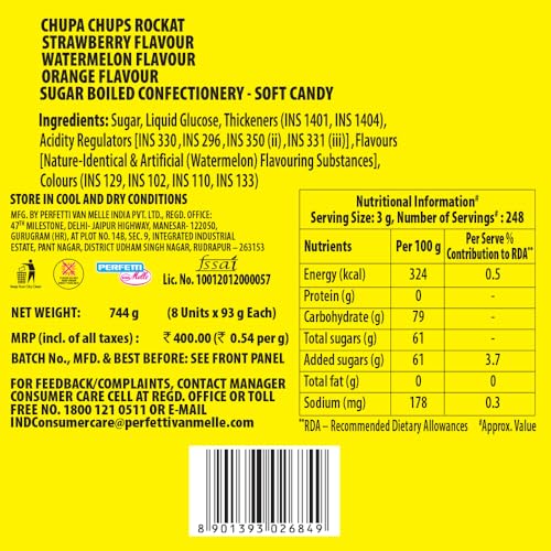 Chupa Chups RocKat 8 Pouch 744g