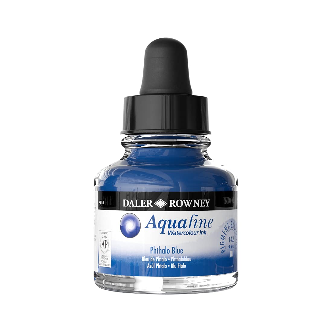 Daler-Rowney Aquafine Watercolour Ink Glass Bottle