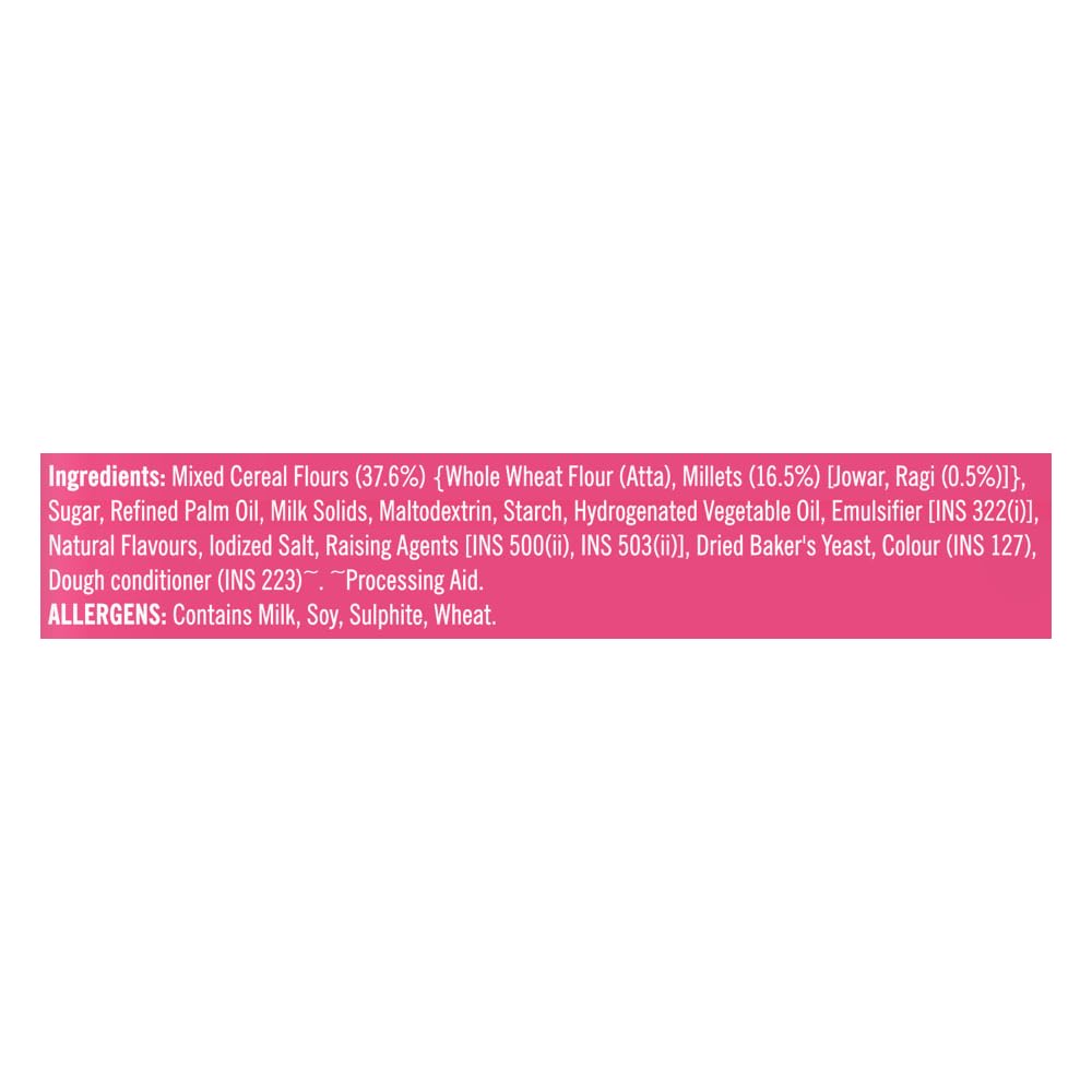 Tata Soulfull Ragi Bites Strawberry Wafers, No Maida, Strawberry Flavor, Wholesome Snack for Kids & Adults, 50g