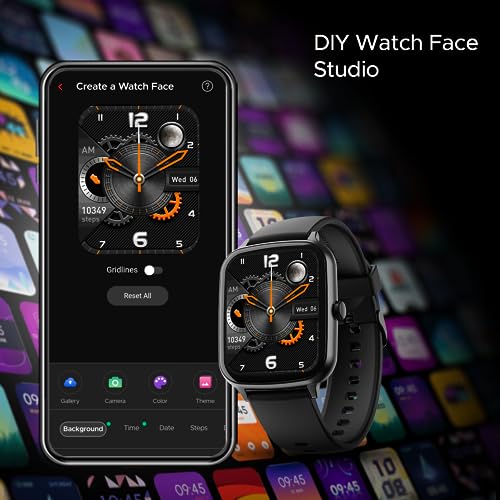 boAt Wave Style Call Smart Watch with Advanced BT Calling Chip,DIY Watch Face Studio, Coins, 1.69" HD Display, Health Ecosystem, Live Cricket Scores, Quick Replies, HR & SpO2(Active Black)