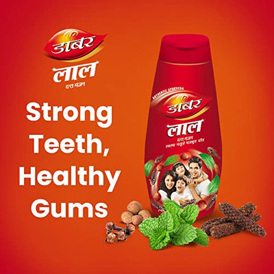 2x Dabur Lal Dant Manjan - 300g each (Pack of 2)