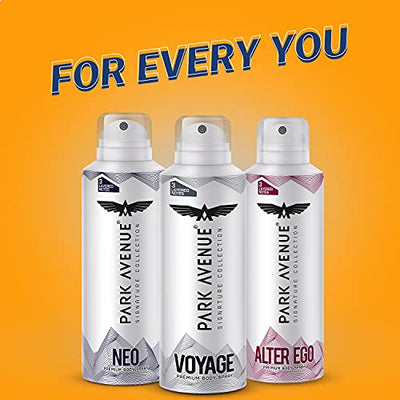 4x Park Avenue Neo Perfume For Men Fresh Long Lasting Fragrance  - Pack of 4 - 220 ml each