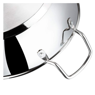 Vinod Cookware Induction friendly Kadai with Lid, 1.5 Litres