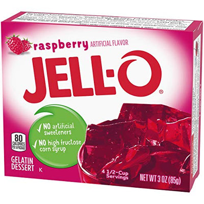 Jell-O Rashberry Gelatin Dessert, 85g