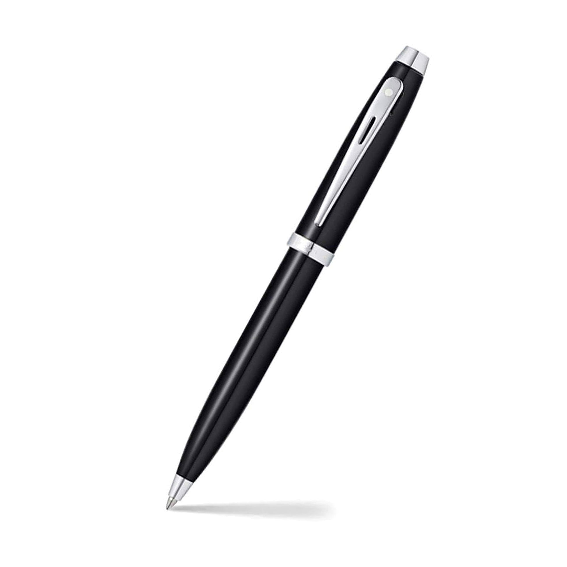 Sheaffer Gift Set 100 Ballpoint Pen With Business Card Holder Glossy Black With Chrome Trims | Pen Set for Gift
