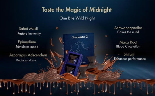 Chocolate Ž Intimate Kamasutra Chocolate | One Bite… Wild Night | Herbal Aphrodisiac Treat for Couples | Bedroom Romance Gift | Valentine & Honeymoon Special (KamaSutra Pack of 2)
