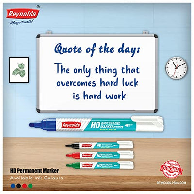 Reynolds HD Whiteboard Marker - Blue Ink, Pack of 5