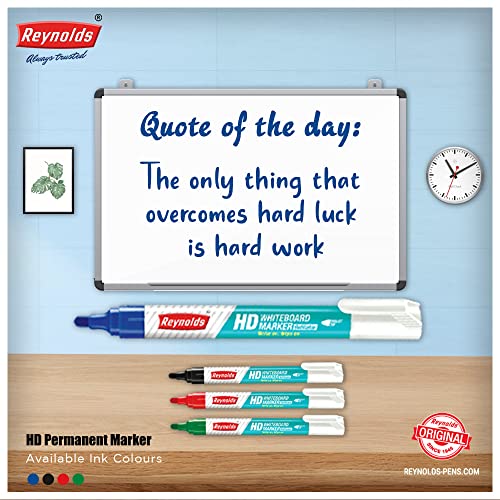 Reynolds HD Whiteboard Marker - Blue Ink, Pack of 5