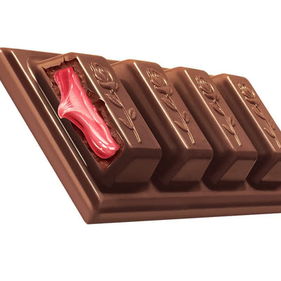 24x Milano Strawberry Chocolate Bar 24pcs Box - 576g (Strawberry)