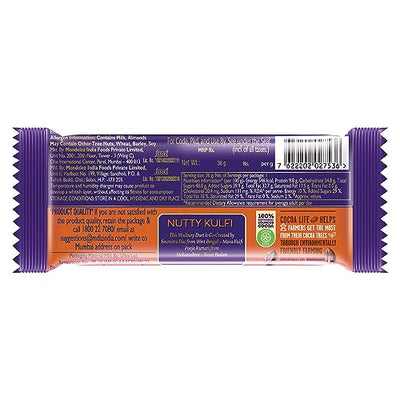 Cadbury Dairy Milk Nutty Kulfi Madbury Chocolate Bar, 36 g (Pack of 10)