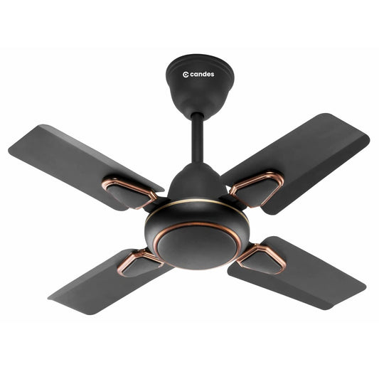Candes Brio Turbo 600 mm / 24 Inch High Speed 4 Blade Anti-Dust Ceiling Fan
