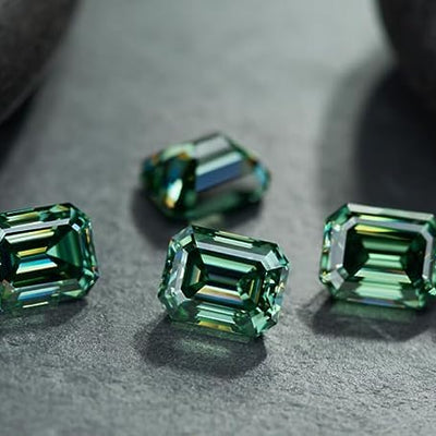 Akshita gems Natural Emerald Stone with Lab Certified Card/Zambian Quality 10.25 Carat / 9.52 Ratti Unheated Untreated Green Original Emerald/Panna Loose Precious