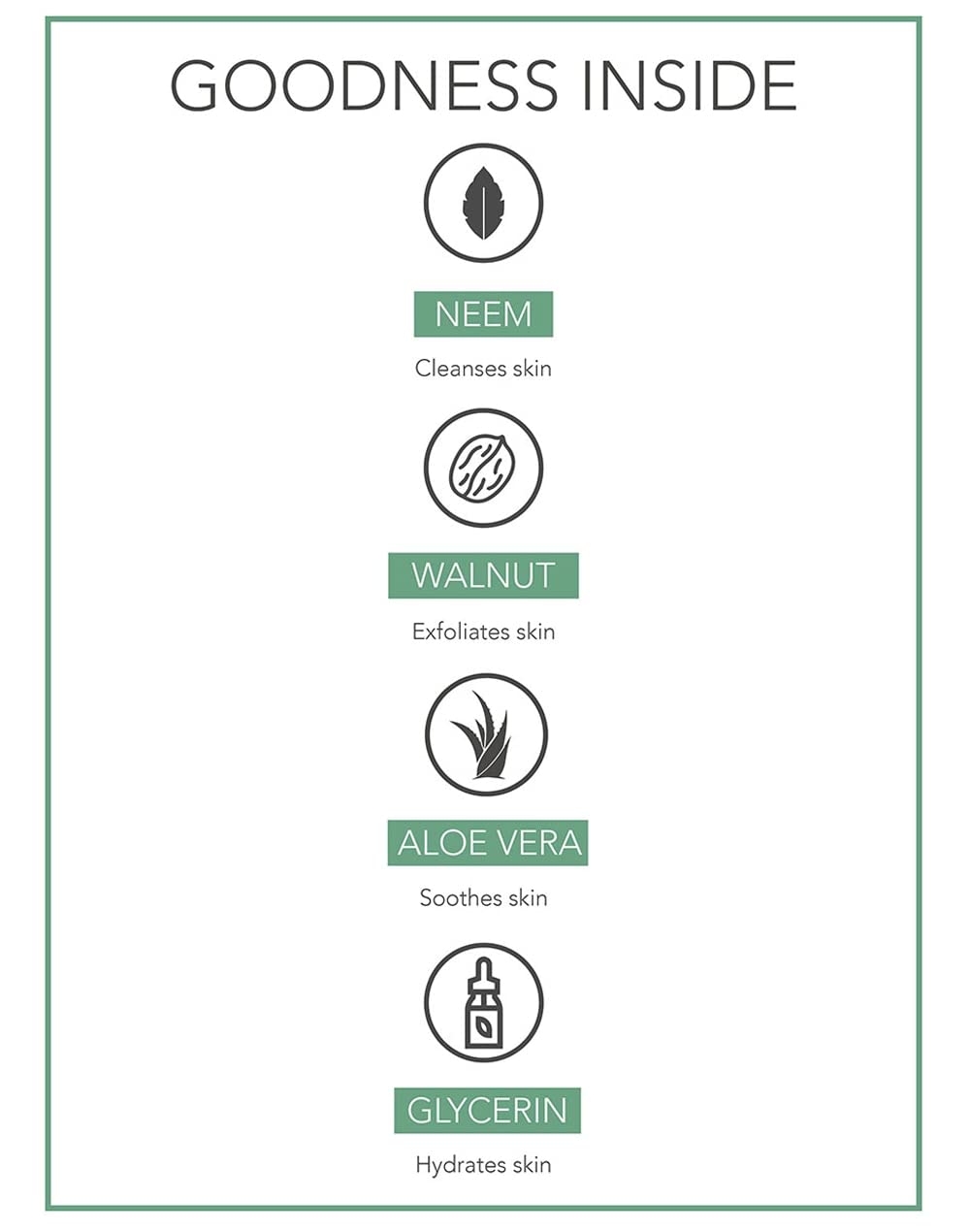 8x Fabessentials Neem Aloe Vera Glycerin Bathing Bar | with Natural Bioactives | for Cleansing, Nourishing and Refreshing Skin | Vegan & Toxin Free - 100 gm Pack of 8