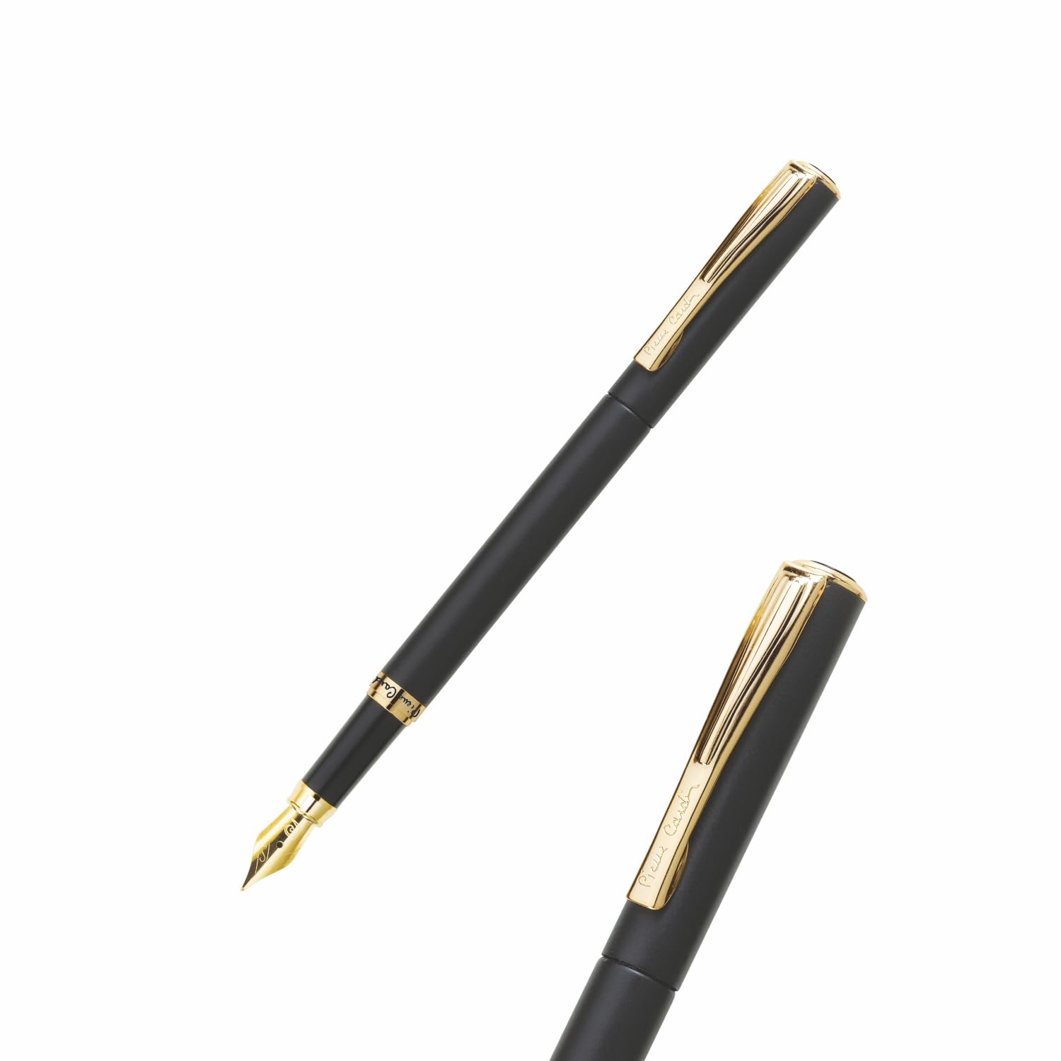 Pierre Cardin Golden Eye Matte Black Finish Exclusive Fountain Pen - Gold, Pack Of 5