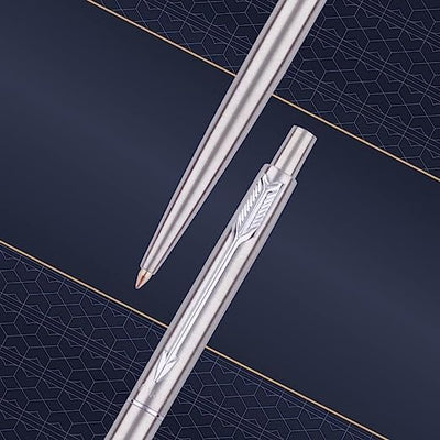 Parker Classic Stainless Steel CT Ball Pen - Blue Ink, Pack Of 1