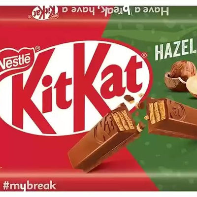 24x Nestle Kitkat Four Finger Wafer With Crunchy Hazelnut Covered In Creme Milk Chocolate Coating Infused With The Rich Flavor Of Roasted Hazelnuts(41.5gm x 24) Celebrations Box