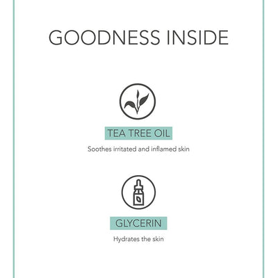 8x Fabessentials Tea Tree Glycerin Bathing Bar | with Natural Bioactives | Cleansing, Refreshing and Nourishing | Vegan & Toxin Free - 100 gm Pack of 8