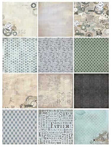 Eno Greeting Pattern Paper Book 10"X10" Design 9