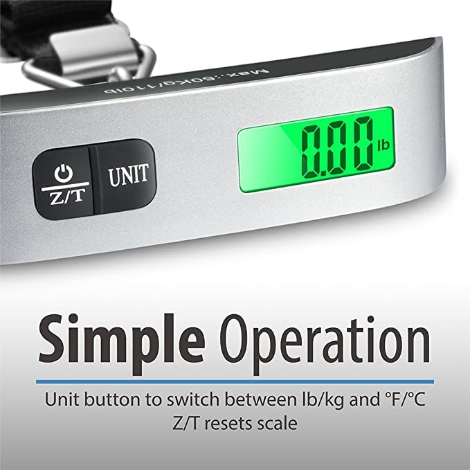 EZ Life Grey Luggage Scale