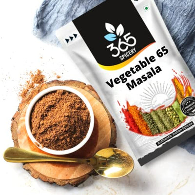 365 SPICERY Vegetable 65 Masala - Authentic Blend for Exquisite Flavors - 100% Pure, NO Preservatives, NO MSG - 500 gm