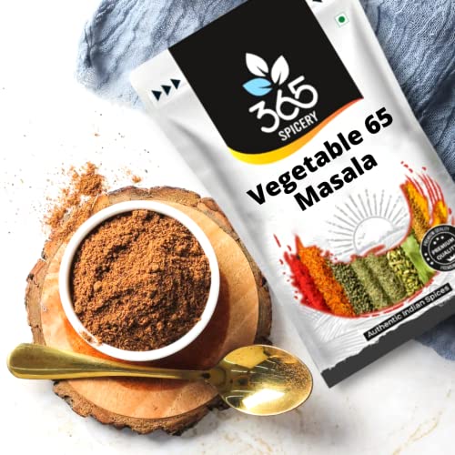 365 SPICERY Vegetable 65 Masala - Authentic Blend for Exquisite Flavors - 100% Pure, NO Preservatives, NO MSG - 500 gm