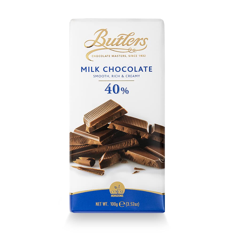 Butler 40% Milk Chocolate Bar, 100g