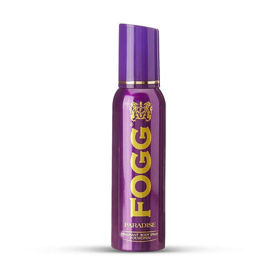 4x Fogg Paradise No Gas Deodorant for Women, Long-Lasting Perfume Body Spray, 150 ml each - Pack of 4