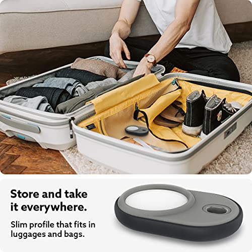 CASEOLOGY by Spigen Nano Pop Cover Case Compatible with Airtag - Black Sesame