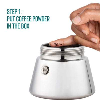 Budan Induction Moka Pot 6 Cup Stainless Steel Espresso Maker, stovetop coffee maker