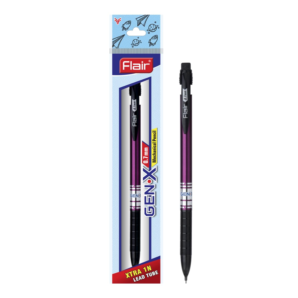 Flair Creative Series Gen X 0.7mm Mechanical Pencil Pouch Pack