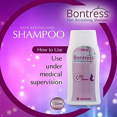 4x BONTRESS Hair Revitalising Shampoo, White, 150 ml each (Pack of 4)