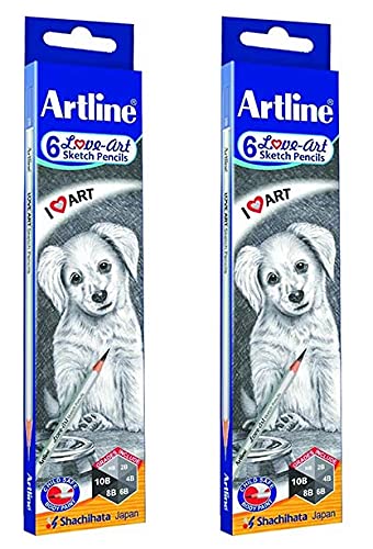 Artline Love Art Ultra Dark  Sketch Pencil Set