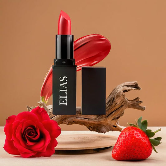 ELIAS Long Wear Long Lasting Full Coverage Enriched High Pigmentation Lip Hydrating Lipstick Red