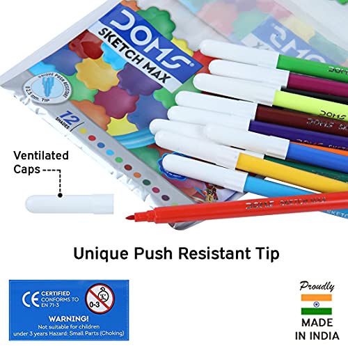Doms Colouring Smart Kit Mega Gift Pack | Colouring Set for Kids | Best for School, College & Office | 20 Assorted Items | Colour Pencil, Wax Crayons, Sketch Pen, Drawing Book Stationery