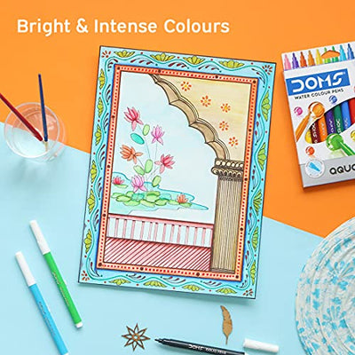 Doms Aqua 24 Shades Watercolour Sketch Pen Set
